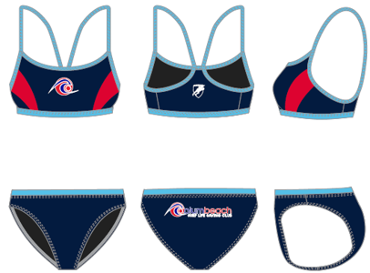 Club Merch Swimmers - 2 Piece (Ladies)